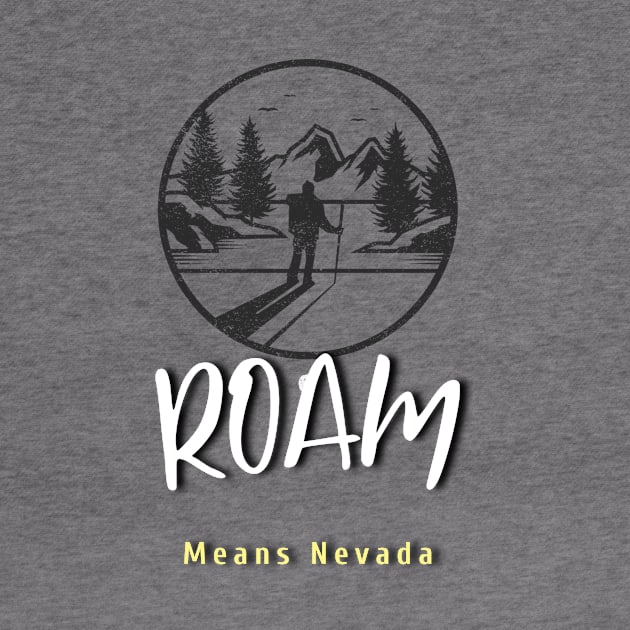 ROAM means Nevada (winter hiker, skiier) by PersianFMts